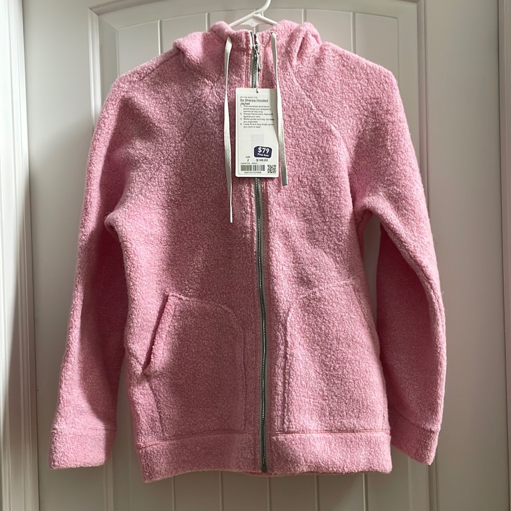 Lululemon so sherpa hooded jacket